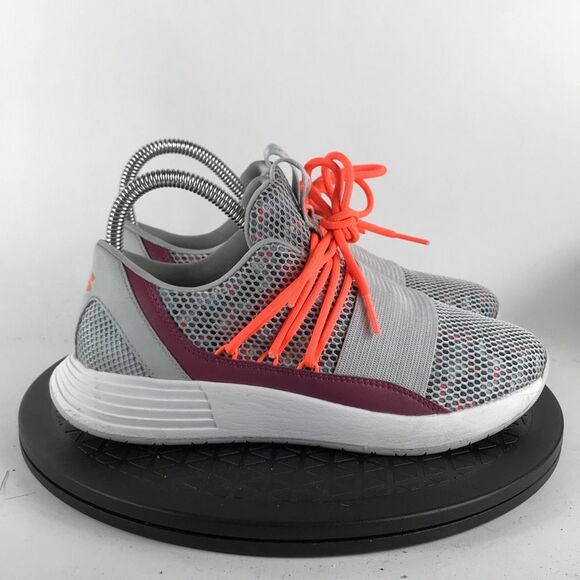 Under Armour Breathe Gray Athletic Running Shoes 3019973-105 Women’s Size 7 - Picture 4 of 12